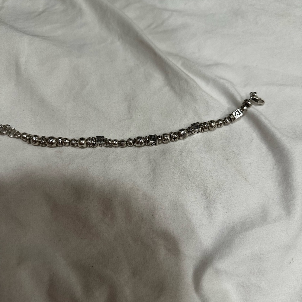 Brighton Silver Beaded Bracelet